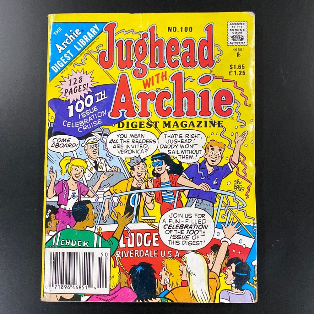 Archie Comics | Jughead With Archie #100 (1990) - Vintage Comic Digest